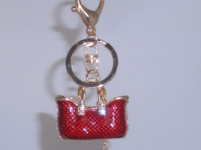 Schlüsselanhänger Mit Glitzer-Strass Anker & Pfeil – Metallisch, Elegant – Für Schlüsselbund, Handtasche Oder Auto-Spiegel